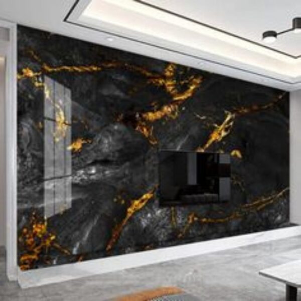 Black Gold Marble