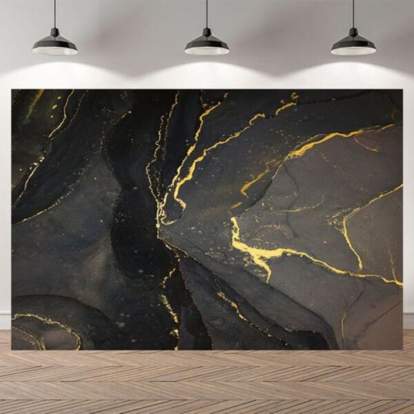 Black Gold Marble